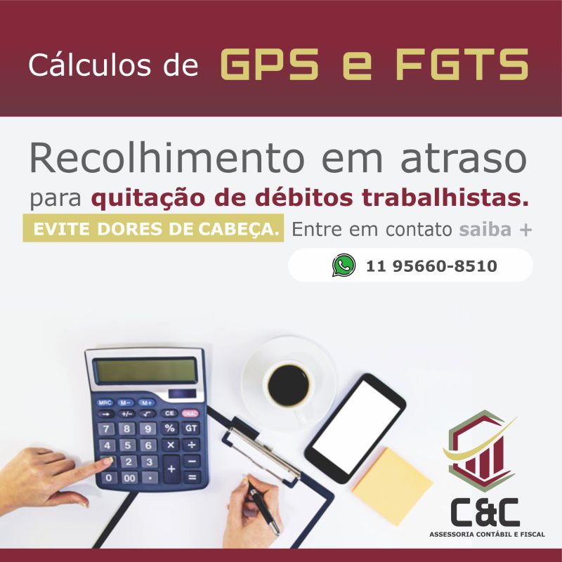 Cálculo de GPS e FGTS